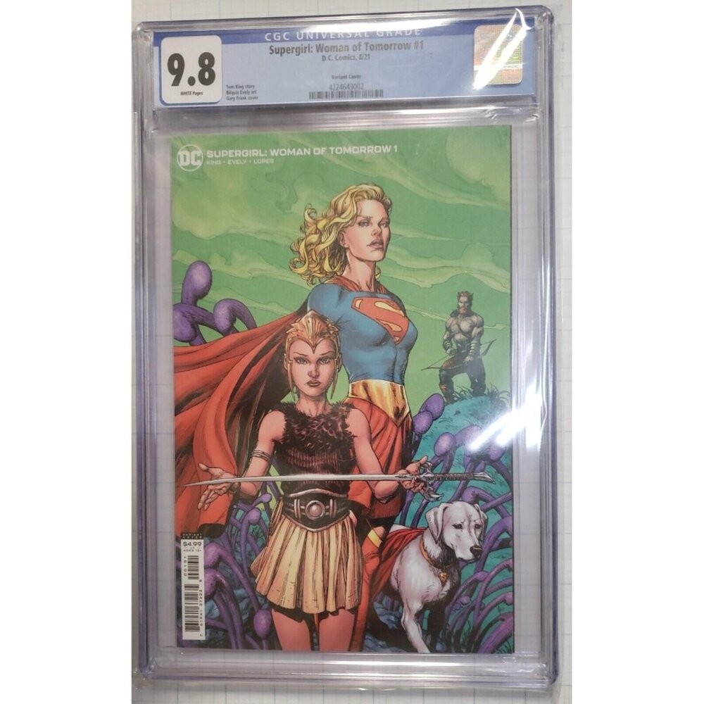 SUPERGIRL WOMAN OF TOMORROW #1 CGC 9.8 GARY FRANK COVER DC COMICS!!